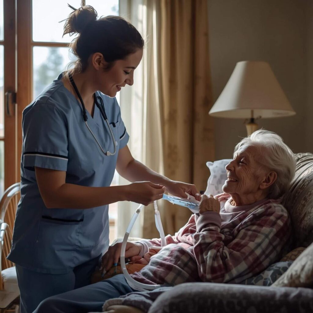 home nursing care tube feeding